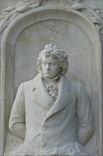 Monument of the German composer Ludwig van Beethoven in Tiergarten, Berlin