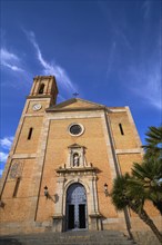 Altea church Consuelo in Mediterranean village of Alicante Spain