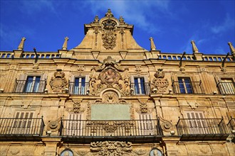 Salamanca Plaza Mayor in Spain along via de la Plata way to Santiago