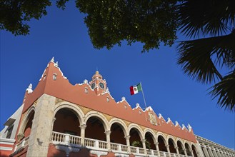 Merida city Town hall of Yucatan in Mexico