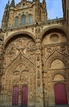 Cathedral Basilica in Salamanca of Spain by the via de la Plata way