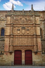 Universidad de Salamanca University facade in Spain