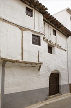 Cuenca Canete in Spain Castilla la Mancha white vintage house