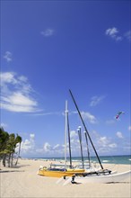 Fort Lauderdale catamaran beach Florida blue sky