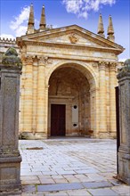 Zamora Cathedral square in Spain by Via de la Plata way to Santiago