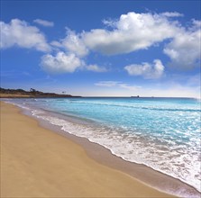 El Miracle beach in Tarragona at Costa Dorada of Catalonia