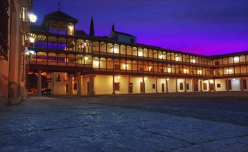 Tembleque Plaza Mayor in Toledo at Castile La Mancha on Saint james way