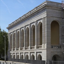 South building at the former Gauforum Weimar. Thuringia, Germany, Europe