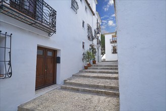 Altea white village in Alicante at Mediterranean Spain