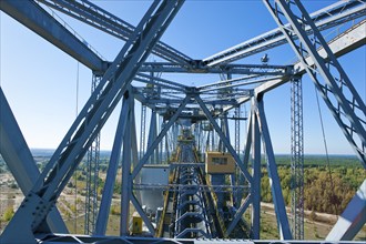 The F60 overburden conveyor bridge visitor mine is located on Bergheider See near the village of