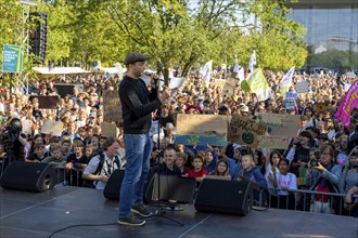 Marc-Uwe Kling at the 14th Global Climate Strike by Fridays for Future, Chancellery, Berlin,