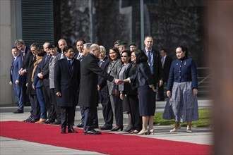 (R-L) Olaf Scholz, Federal Chancellor, and Ferdinand Marcos Jr, President of the Republic of the