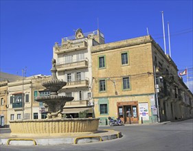 Saint Francis square in town of Victoria Rabat, island of Gozo, Malta, Europe