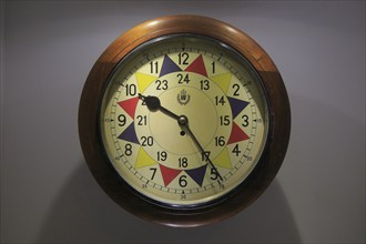 RAF sector clock Lascaris War Rooms underground museum, Valletta, Malta, Europe