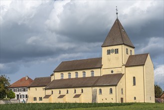 Oberzell, Reichenau Island, Romanesque parish church of St George, UNESCO World Heritage Site, Lake