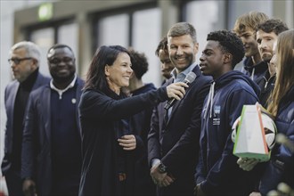 Annalena Bärbock (Alliance 90/The Greens), Federal Foreign Minister, photographed at the kick-off