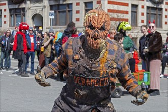 Detroit, Michigan, The Marche du Nain Rouge celebrates the coming of spring and banishes the Nain