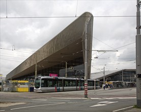 Construction of new Rotterdam Centraal railway station nearing completion Rotterdam, Netherlands