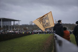 Demonstration at the Reichstag building under the slogan 'Äô We are the firewall'Äô. Organisers