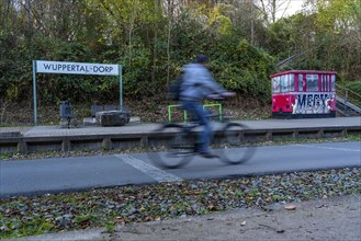 The Nordbahntrasse, a cycle path, footpath, on a former 22 KM long railway line, along the