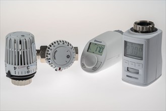 Heating thermostats, digital and manual thermostats, for heat control on heating systems