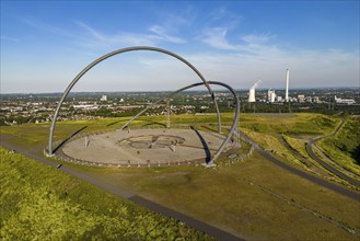 Hoheward spoil tip, landscape park, largest spoil tip landscape in the Ruhr area, horizontal