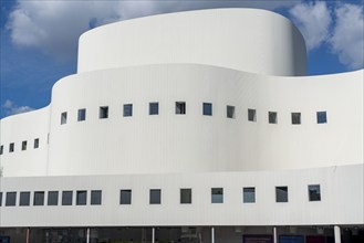 The theatre, after renovation, shortly in front of reopening, Düsseldorf, North Rhine-Westphalia,