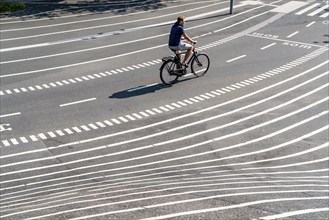 The Nørrebro district in Copenhagen, lively, multicultural and student neighbourhood, Superkilen