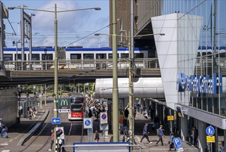 Public transport connections to The Hague Central Station, Centraal Station, Rijnstraat, city