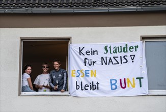 Demo against the AFD party conference in the Grugahalle in Essen, over 5000 participants came to