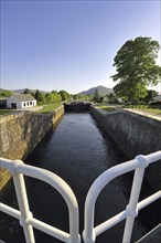 Neptune's Staircase, a staircase lock comprising eight locks on the Caledonian Canal at Banavie,