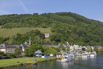 View of Traben-Trabach, Moselle, Rhineland-Palatinate, Germany, Europe