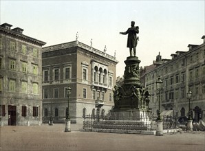 Piazza San Giuseppe, Monumento Massimilliano, Trento, Trentino, South Tyrol, Italy, 1890,