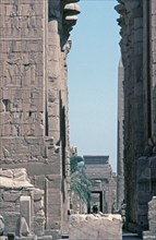 Second pylon, Great Amun Temple, Amun Re Temple, Imperial Temple, Karnak Temple, Luxor, Nile