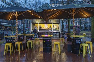 Kiosk at Wittenbergplatz in Berlin, Germany.