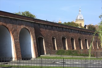 Outer wall of the bastion, fortress, Romania, Banat, Timisoara, Timisoara, Europe