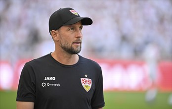 Coach Sebastian Hoeness VfB Stuttgart, Portrait, MHPArena, MHP Arena Stuttgart, Baden-Württemberg,