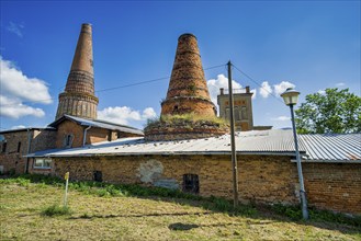 Historic lime kilns, Wriezen, Brandenburg, Germany, Europe