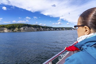 Excursion boat Alexander, round trip to the chalk cliffs of Rügen, cliffs of the Stubbenkammer, in