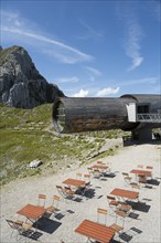 Nature Information Centre Bergwelt Karwendel, museum, telescope, mountain restaurant, Karwendel