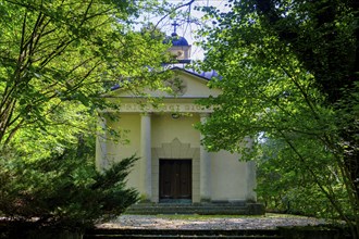 Stollwerk Mausoleum, today a church, Hohenfried near Feldkirchen Westerham, Upper Bavaria, Bavaria,