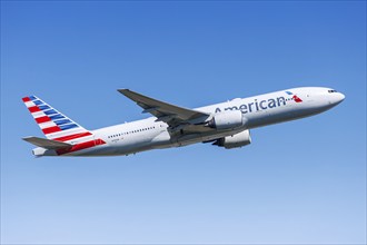 An American Airlines Boeing 777-200ER aircraft with the registration number N789AN at Frankfurt