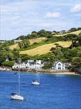 Boats and Yachts on Kingsbridge Estuary in Salcombe and Mill Bay, Batson Creek, Southpool Creek,