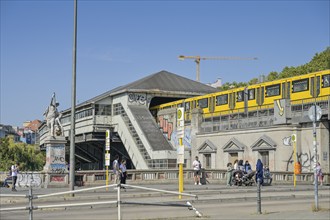 Underground station, U1, Hallesches Tor, Kreuzberg, Berlin, Germany, Europe