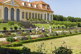 The Grosssedlitz Baroque Garden with the Friedrich Palace is located on a hill on the left bank of