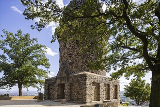 The Bismarck Tower in Radebeul, also known as the Bismarck Column, is one of around 145 Bismarck