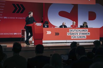 Kevin Kuehnert, Secretary General of the SPD, recorded at the European Delegates' Conference of the