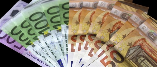 Euroscheine (Eurobanknoten) / Euro notes (Euro banknotes)