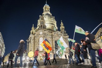 To mark 13 February and the destruction of Dresden in the Second World War, the small right-wing