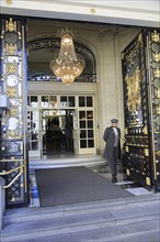 Foyer of Westin Palace Hotel, Madrid city centre, Spain opened 1912